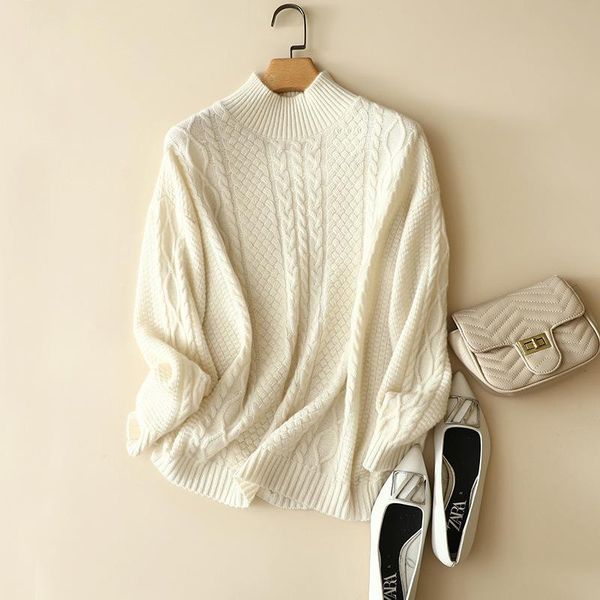 women's sweaters masigoch 8 ply cable knitted 100% cashmere turtleneck sweater knitwear jacquard thick jumper, White;black
women's sweaters masigoch 8 ply cable knitted 100% cashmere turtleneck sweater knitwear jacquard thick jumper, White;black
