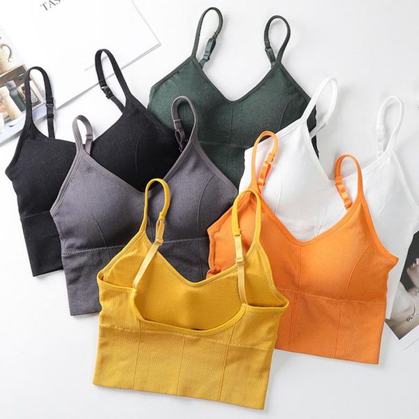 women's tanks & camis tank women adjustable padded detachable wirecropped beauty back gathering bras korean style no rims, White
women's tanks & camis tank women adjustable padded detachable wirecropped beauty back gathering bras korean style no rims, White