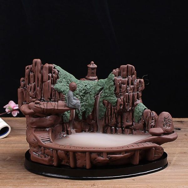 fragrance lamps purple sand backflow incense burner mountain river smoke waterfall decoration with led music box + 10pcs cones
fragrance lamps purple sand backflow incense burner mountain river smoke waterfall decoration with led music box + 10pcs cones