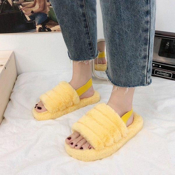 sandals winter fur women slippers comfort plush platform shoes zapatillas mujer flat warm slip on laides tenis feminino, Black
sandals winter fur women slippers comfort plush platform shoes zapatillas mujer flat warm slip on laides tenis feminino, Black
