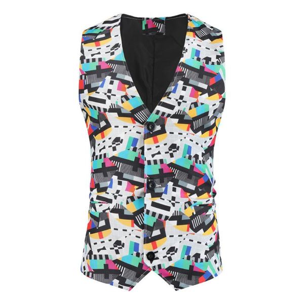 men's vests jacket men softshell spring carnival printed fancy vest vintage button up party sleeveless jackets coat #40%, Black;white
men's vests jacket men softshell spring carnival printed fancy vest vintage button up party sleeveless jackets coat #40%, Black;white