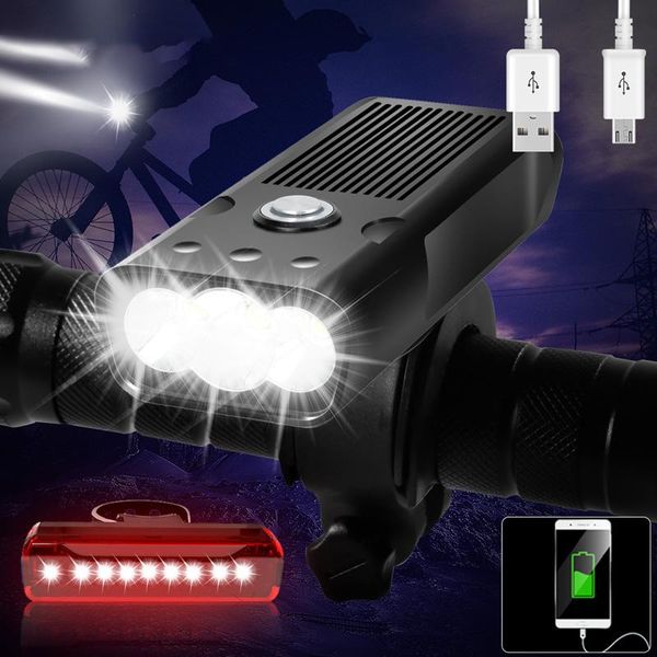 headlamps 5200mah bicycle light l2/t6 usb rechargeable bike lights ipx5 waterproof led headlight ans rear lamp power bank accessories
headlamps 5200mah bicycle light l2/t6 usb rechargeable bike lights ipx5 waterproof led headlight ans rear lamp power bank accessories