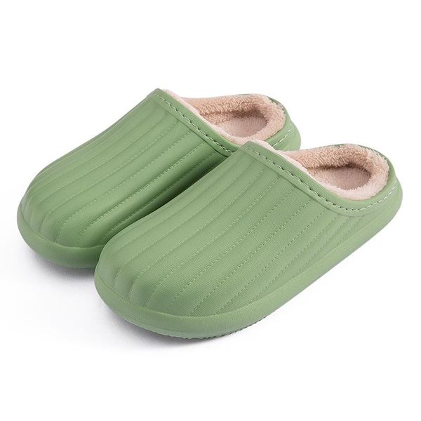 slippers eva plush warmth waterproof women thick bottom winter indoor non-slip couples home men's shoes, Black
slippers eva plush warmth waterproof women thick bottom winter indoor non-slip couples home men's shoes, Black