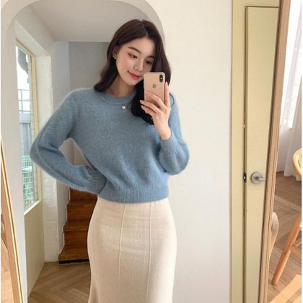 simple solid knittred sweater elegant fashion termperament basic bottoming pullovers winter thicken striped knitted 2021 women's sweate, White;black
simple solid knittred sweater elegant fashion termperament basic bottoming pullovers winter thicken striped knitted 2021 women's sweate, White;black