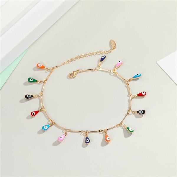 anklets 1pc bohemian vintage colorful turkish evil eye for women chic small sun waterdrop pendant bracelet foot leg chain jewely, Red;blue
anklets 1pc bohemian vintage colorful turkish evil eye for women chic small sun waterdrop pendant bracelet foot leg chain jewely, Red;blue