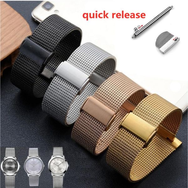 watch bands 07 line milanese quick release lears stainless steel straps 2.8mm thick 18mm 20mm 21mm 22mm 24mm tools free, Black;brown
watch bands 07 line milanese quick release lears stainless steel straps 2.8mm thick 18mm 20mm 21mm 22mm 24mm tools free, Black;brown