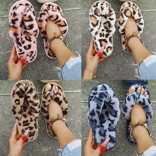 slippers lady leopard print anti-skid winter warm cotton shoes family comfort, Black
slippers lady leopard print anti-skid winter warm cotton shoes family comfort, Black