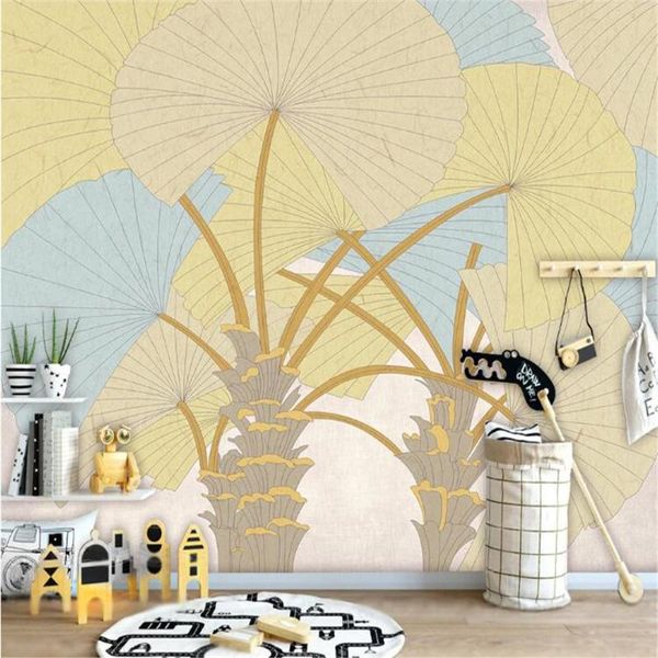 wallpapers milofi customized american european nordic banana coconut leaf plant background wall decoration painting
wallpapers milofi customized american european nordic banana coconut leaf plant background wall decoration painting