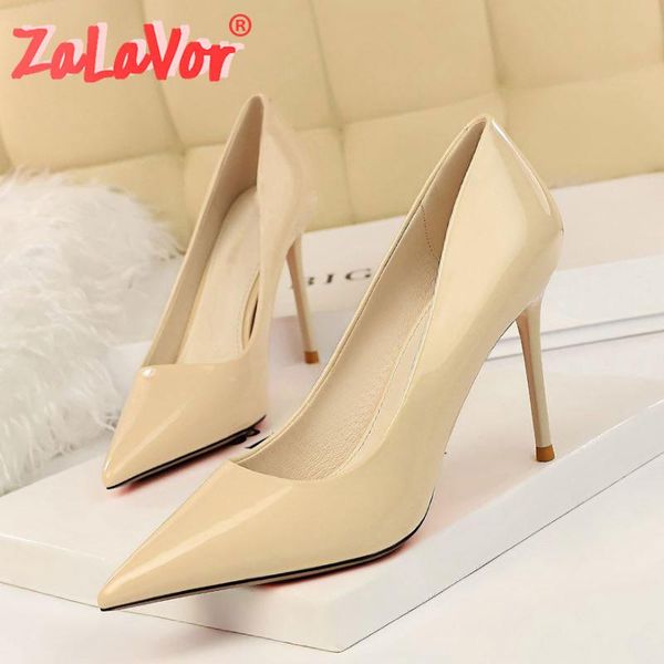 dress shoes zalavor 5 color office ladies pumps pointed toe brand quality high heels women wedding party footwear size 34-43, Black
dress shoes zalavor 5 color office ladies pumps pointed toe brand quality high heels women wedding party footwear size 34-43, Black