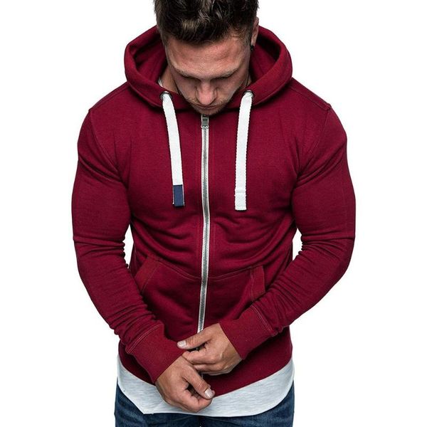 men's jackets stylish plain men zipper pocket zip sport hoodie sweater coat jacket, Black;brown
men's jackets stylish plain men zipper pocket zip sport hoodie sweater coat jacket, Black;brown