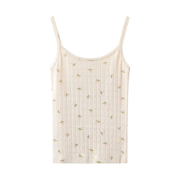 women's tanks & camis slim girls sweet floral tank 2021 summer fashion ladies vintage short cute women chic holiday stree, White
women's tanks & camis slim girls sweet floral tank 2021 summer fashion ladies vintage short cute women chic holiday stree, White