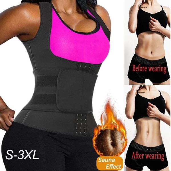 women's shapers waist trainer corset neoprene sweat sauna body shaper vest for women weight loss hooks and belt trimmer slimming girdle, Black;white
women's shapers waist trainer corset neoprene sweat sauna body shaper vest for women weight loss hooks and belt trimmer slimming girdle, Black;white