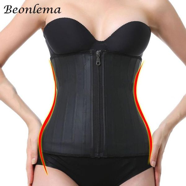 women's shapers 25 steel bones waist trainer latex colombian girdles slimming belt zipper cinchers corset plus size shapewear, Black;white
women's shapers 25 steel bones waist trainer latex colombian girdles slimming belt zipper cinchers corset plus size shapewear, Black;white