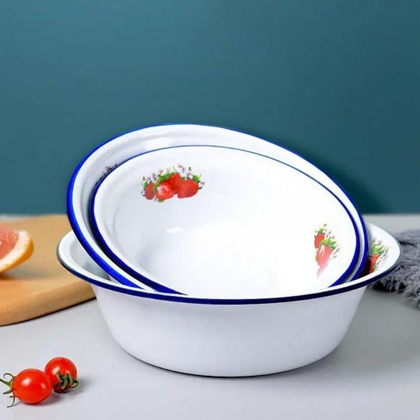 bowls old-fashioned enamel bowl thickened washable fruit pattern soup basin plate large capacity salad kitchen dinnerware
bowls old-fashioned enamel bowl thickened washable fruit pattern soup basin plate large capacity salad kitchen dinnerware
