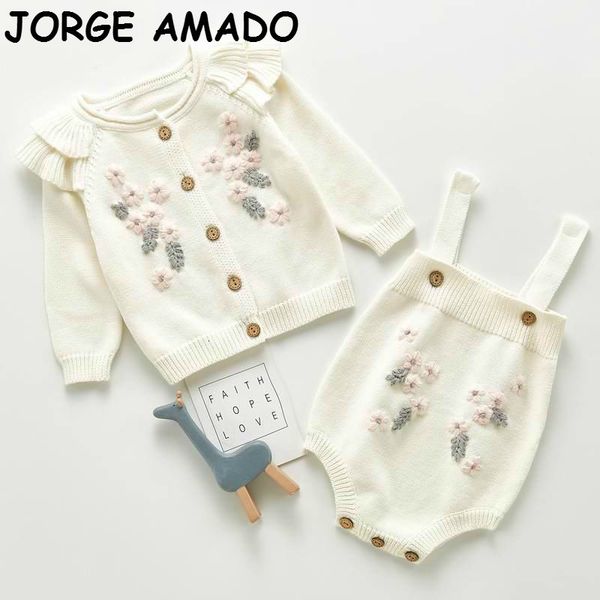 clothing sets baby girl outfit flower long sleeve sweater coat +straps romper cute 2 piece winter clothes 0-3 years e3 77pv, White
clothing sets baby girl outfit flower long sleeve sweater coat +straps romper cute 2 piece winter clothes 0-3 years e3 77pv, White