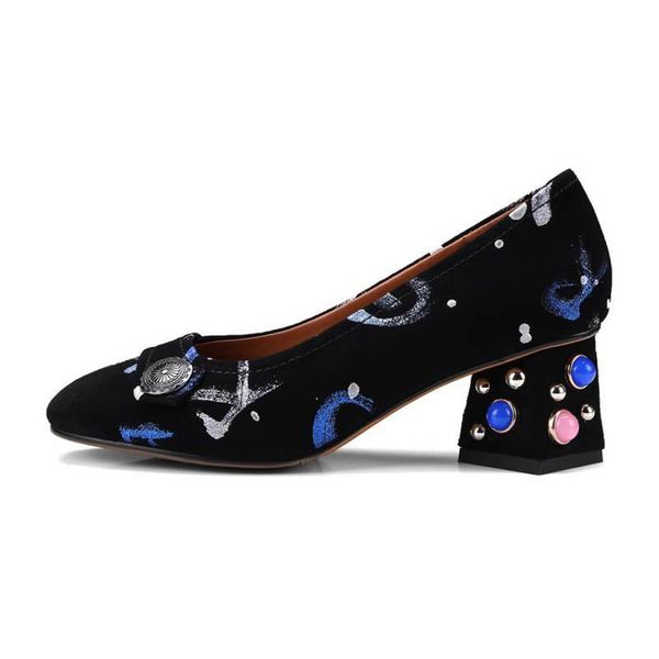dress shoes 2021 fashion floral printed women luxury genuine leather beading heels retro slip on loafers party casual ladies pumps, Black
dress shoes 2021 fashion floral printed women luxury genuine leather beading heels retro slip on loafers party casual ladies pumps, Black