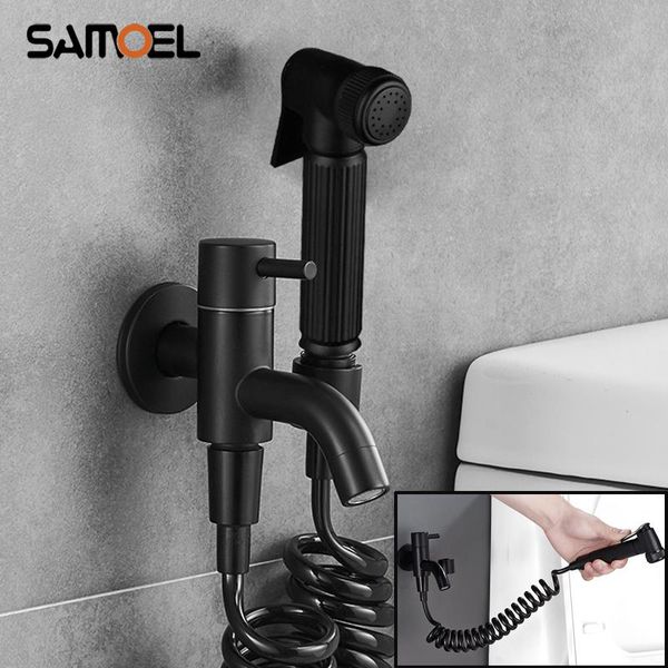 brass wall mount household toilet water tap with bidet two hole matte black muslim shattaf sf1061 faucets
brass wall mount household toilet water tap with bidet two hole matte black muslim shattaf sf1061 faucets