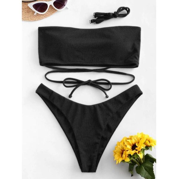 women's swimwear summer high waisted bikini set tummy control two piece swimsuit beachwear biquini mujer feminino, White;black
women's swimwear summer high waisted bikini set tummy control two piece swimsuit beachwear biquini mujer feminino, White;black