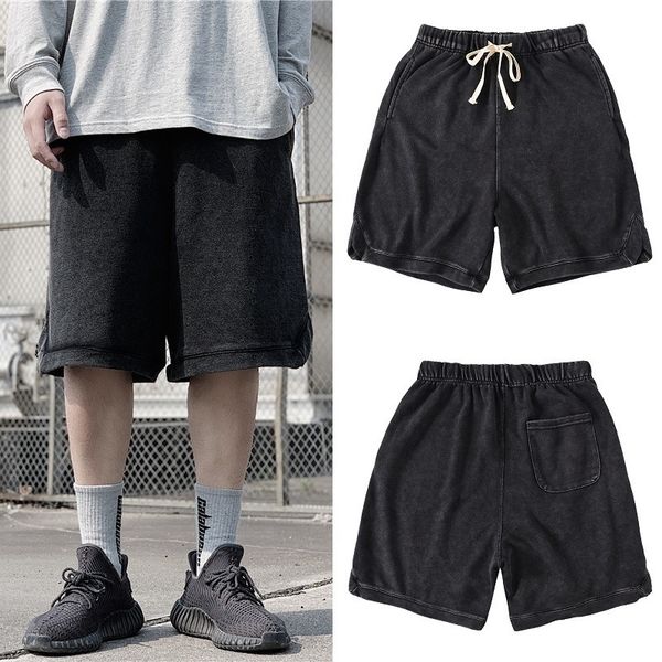 2019 high street ins same kanye heavy wash old hem split loose summer men's and women's shorts fashion, White;black
2019 high street ins same kanye heavy wash old hem split loose summer men's and women's shorts fashion, White;black