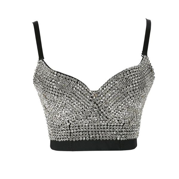 women's tanks & camis 2021 summer sleeveless vest solid beaded decoration dazzling bra with party club, White
women's tanks & camis 2021 summer sleeveless vest solid beaded decoration dazzling bra with party club, White
