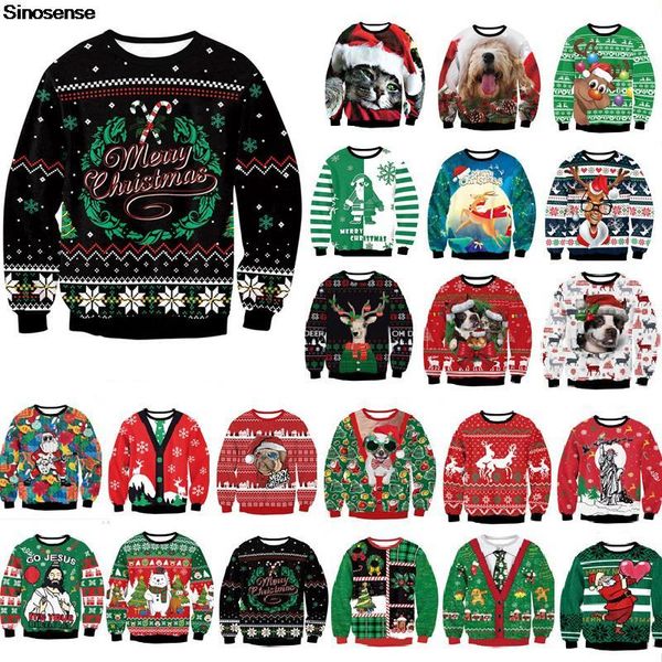 men's sweaters men women ugly christmas sweater pullover holiday party xmas jumpers novelty 3d funny printing autumn crew neck sweatsh, White;black
men's sweaters men women ugly christmas sweater pullover holiday party xmas jumpers novelty 3d funny printing autumn crew neck sweatsh, White;black