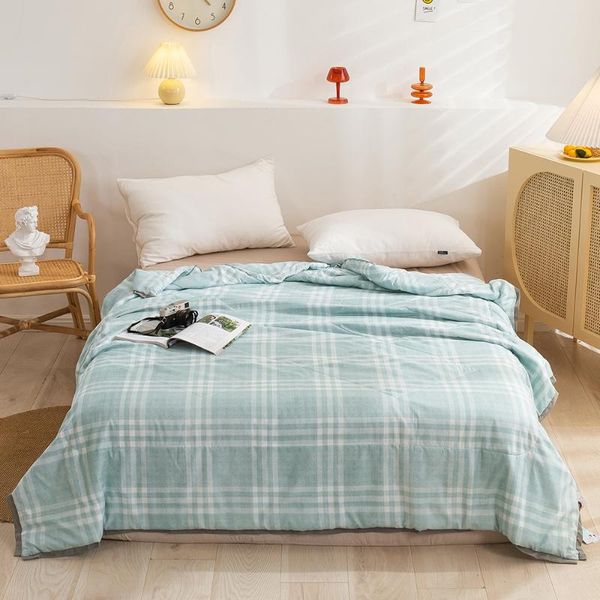 comforters & sets summer washed quilt plaid style air-conditioning soft thin blanket comforter bed cover quilting home textiles suitable for
comforters & sets summer washed quilt plaid style air-conditioning soft thin blanket comforter bed cover quilting home textiles suitable for