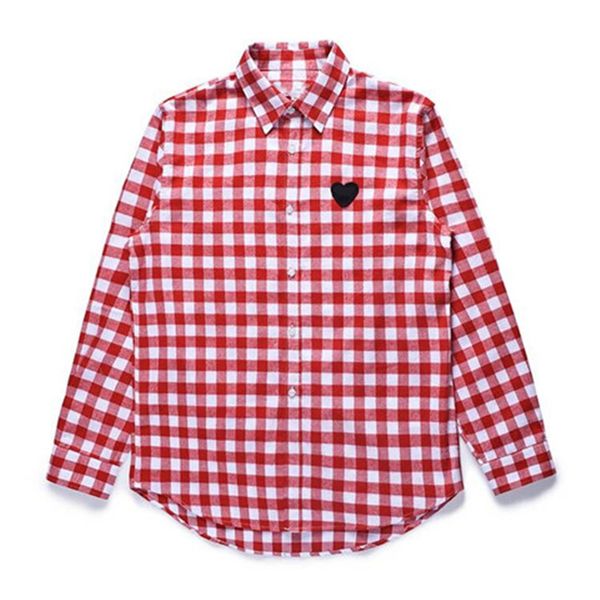 2021 play mens womens casual shirt fashion designers stripe dress shirts c333c off harajuku red heart cdg white plaid clothing 100% cotton, White;black
2021 play mens womens casual shirt fashion designers stripe dress shirts c333c off harajuku red heart cdg white plaid clothing 100% cotton, White;black