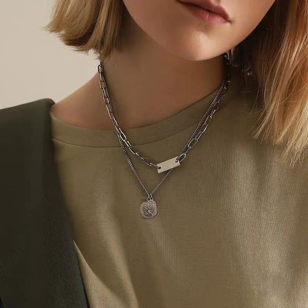 pendant necklaces u-magical hiphop double layer square geometric necklace for women circle queen portrait chain jewelry, Silver
pendant necklaces u-magical hiphop double layer square geometric necklace for women circle queen portrait chain jewelry, Silver