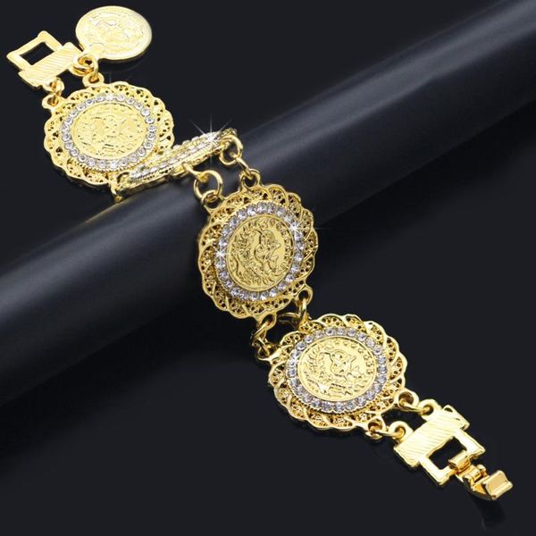 charm bracelets 2021 classic middle east badge bracelet women's exotic fashion jewelry, Golden;silver
charm bracelets 2021 classic middle east badge bracelet women's exotic fashion jewelry, Golden;silver