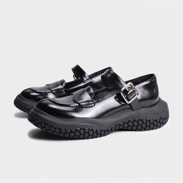 dress shoes japanese lolita shoe ladies thick-soled mary jane leather buckle cosplay casual jk uniform high-heeled women, Black
dress shoes japanese lolita shoe ladies thick-soled mary jane leather buckle cosplay casual jk uniform high-heeled women, Black