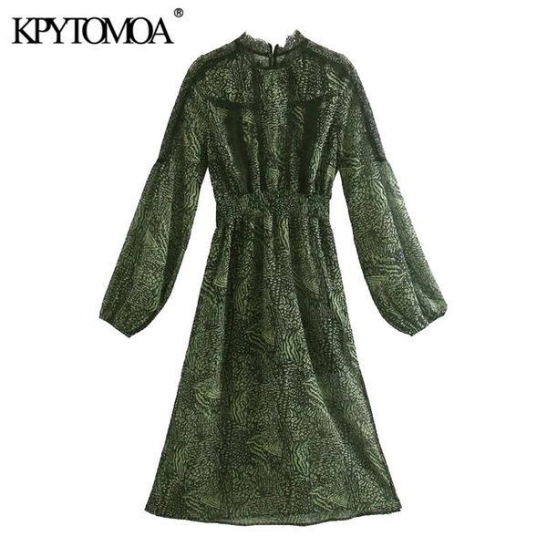 women chic fashion with lace animal print midi dress vintage long sleeve elastic waist female dresses vestidos 210420, Black;gray
women chic fashion with lace animal print midi dress vintage long sleeve elastic waist female dresses vestidos 210420, Black;gray