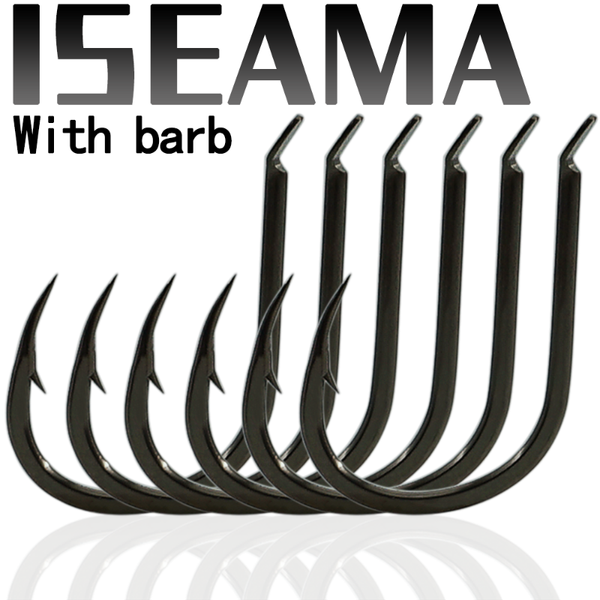 fishing hooks iseama set barbed carp hook high carbon steel sea fishinhook accessories tackle
fishing hooks iseama set barbed carp hook high carbon steel sea fishinhook accessories tackle
