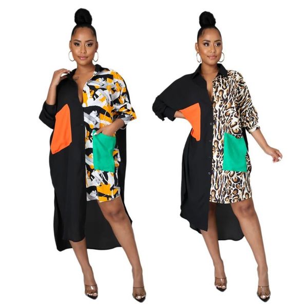 casual dresses donsignet women dress loose contrast leopard print women's shirt autumn fashion woman vestido feminino, Black;gray
casual dresses donsignet women dress loose contrast leopard print women's shirt autumn fashion woman vestido feminino, Black;gray