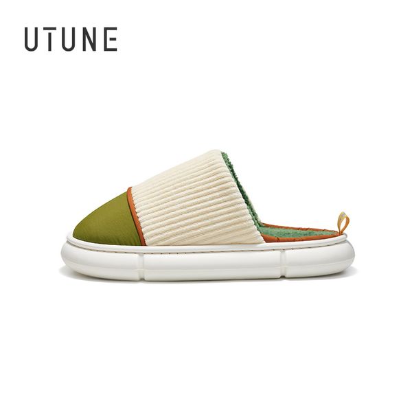 utune pudding slippers for women winter shoes home flats plush men indoor sandals soft eva rubber anti-slip thick sole platform 220224, Black
utune pudding slippers for women winter shoes home flats plush men indoor sandals soft eva rubber anti-slip thick sole platform 220224, Black