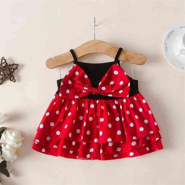 summer girls dress cute strap bow polka dot layered vestidos 1-7t 210629, Red;yellow
summer girls dress cute strap bow polka dot layered vestidos 1-7t 210629, Red;yellow