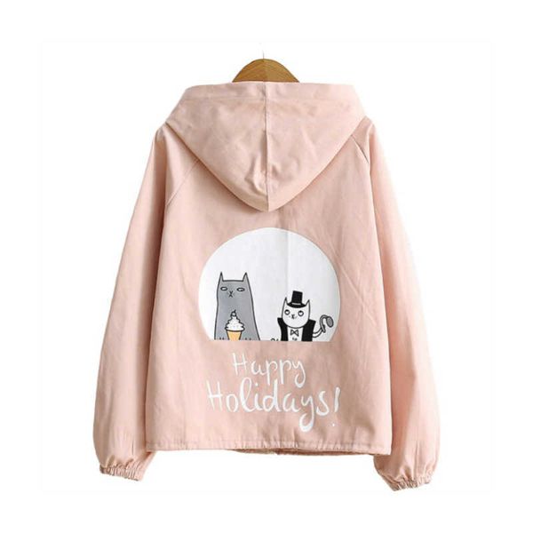 merry pretty autumn winter jacket women kawaii cute hooded cartoon print coats harajuku ladies pink casual thin for girl 210526, Black;brown
merry pretty autumn winter jacket women kawaii cute hooded cartoon print coats harajuku ladies pink casual thin for girl 210526, Black;brown