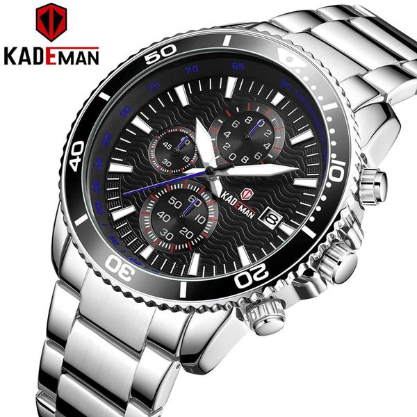 wristwatches kademan mens watches multiple time zones waterproof military sport quartz wrist fashion male relogio masculino, Slivery;brown
wristwatches kademan mens watches multiple time zones waterproof military sport quartz wrist fashion male relogio masculino, Slivery;brown
