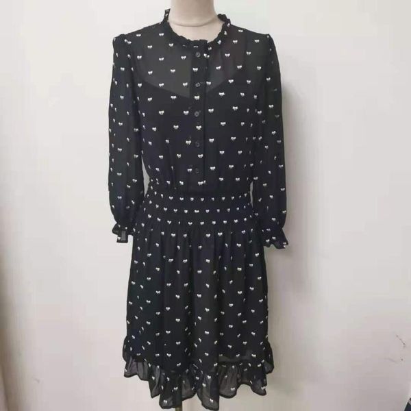 casual dresses women dress 2021 autumn and winter butterfly embroidery waist three-quarter sleeve black mini, Black;gray
casual dresses women dress 2021 autumn and winter butterfly embroidery waist three-quarter sleeve black mini, Black;gray