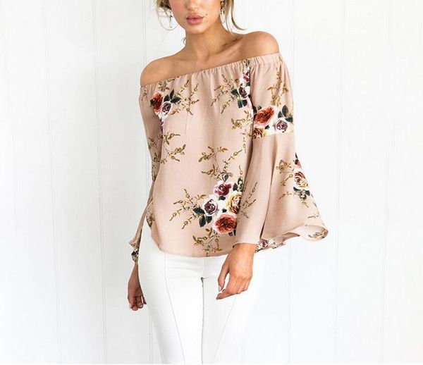 women's blouses & shirts women print white ruffles blouse off shoulder ladies elegant slash neck casual flare sleeve female shirt
women's blouses & shirts women print white ruffles blouse off shoulder ladies elegant slash neck casual flare sleeve female shirt