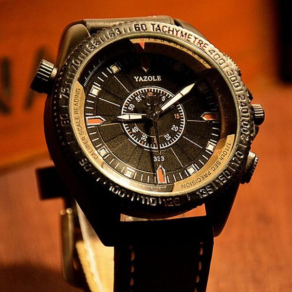 wristwatches yazole fashion korean style sports quartz movement men watch premium luminous function with large dial relogio masculino 333, Slivery;brown
wristwatches yazole fashion korean style sports quartz movement men watch premium luminous function with large dial relogio masculino 333, Slivery;brown