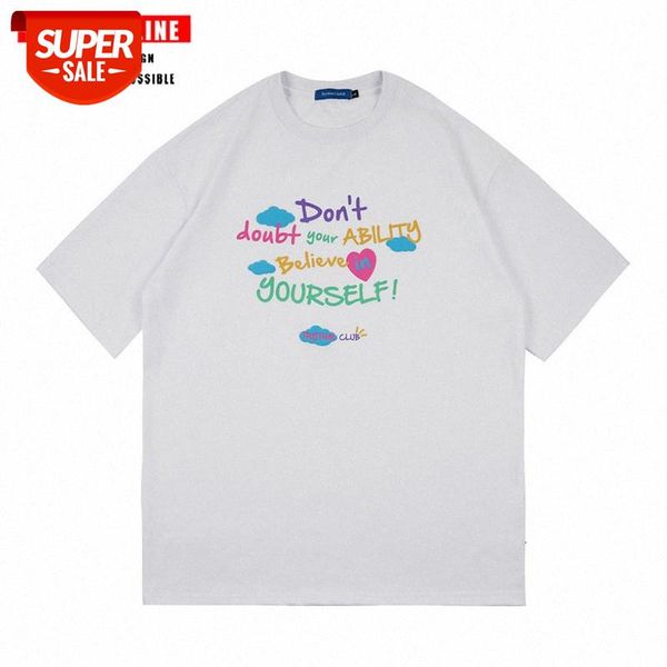 t shirt tide brand color letter printing short-sleeved female male korean loose casual trend couple half-sleeved #pp9s, White;black
t shirt tide brand color letter printing short-sleeved female male korean loose casual trend couple half-sleeved #pp9s, White;black