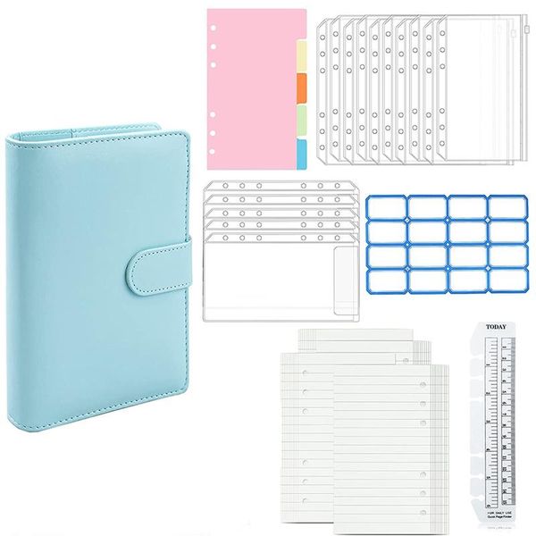 gift wrap a6 budgeting binder planner with 15 pcs cash envelopes and 40 budget sheets, ruler wallet organizer
gift wrap a6 budgeting binder planner with 15 pcs cash envelopes and 40 budget sheets, ruler wallet organizer