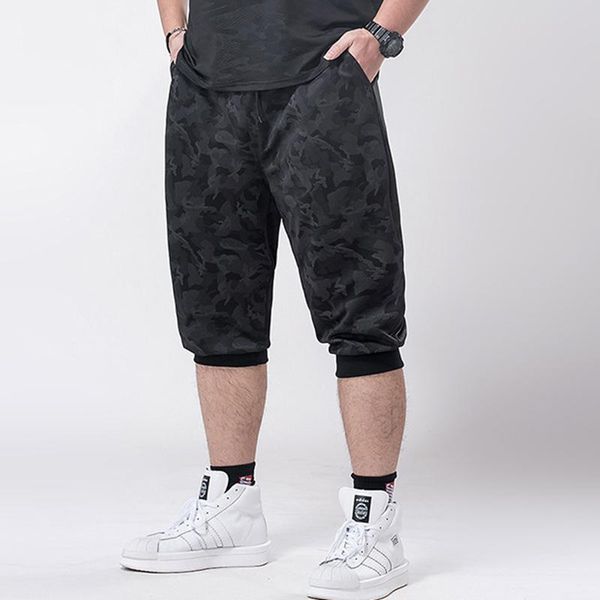 loose casual pants sports high elasticity gray camouflage diagonal bag cropped trousers summer men plus fat size shorts men's, Black
loose casual pants sports high elasticity gray camouflage diagonal bag cropped trousers summer men plus fat size shorts men's, Black