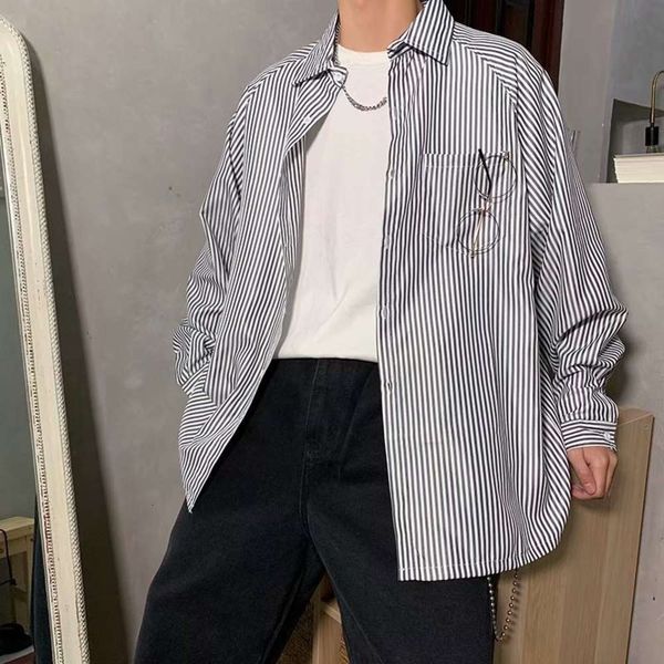 men's casual shirts shirt long sleeve men's striped in autumn of 9mj4 57u6, White;black
men's casual shirts shirt long sleeve men's striped in autumn of 9mj4 57u6, White;black