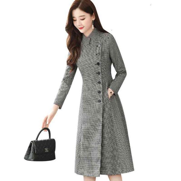 women's jackets autumn and winter houndstooth woolen coat korean fashion long sleeve single breasted slim wool jacket overcoa tp55, Black;brown
women's jackets autumn and winter houndstooth woolen coat korean fashion long sleeve single breasted slim wool jacket overcoa tp55, Black;brown