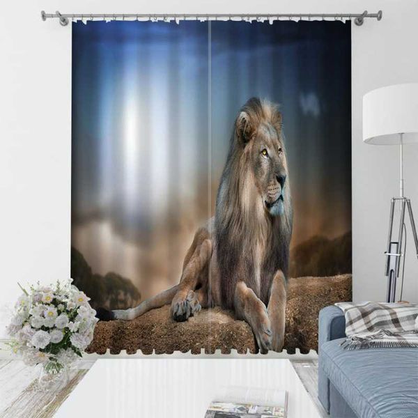 curtain & drapes animal lion window balcony thickened windshield blackout curtains personality
curtain & drapes animal lion window balcony thickened windshield blackout curtains personality