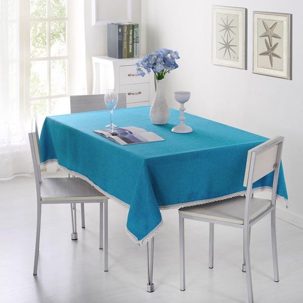 cotton polyester solid color tablecloth for dining table cloth with lace rectangle linen cover tea
cotton polyester solid color tablecloth for dining table cloth with lace rectangle linen cover tea
