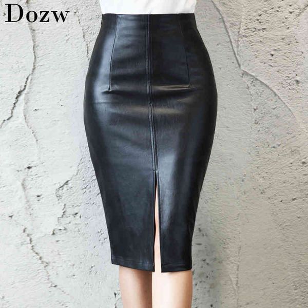 black leather skirt women autumn midi pu pencil skirt office package hip front or back slit plus size skirts 5xl 210414
black leather skirt women autumn midi pu pencil skirt office package hip front or back slit plus size skirts 5xl 210414