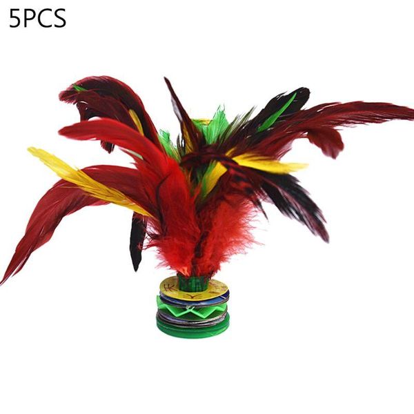 5pcs/set colorful feathers kick shuttlecock chinese jianzi foot sports outdoor toy game fitness entertainment for kids badminton sets
5pcs/set colorful feathers kick shuttlecock chinese jianzi foot sports outdoor toy game fitness entertainment for kids badminton sets