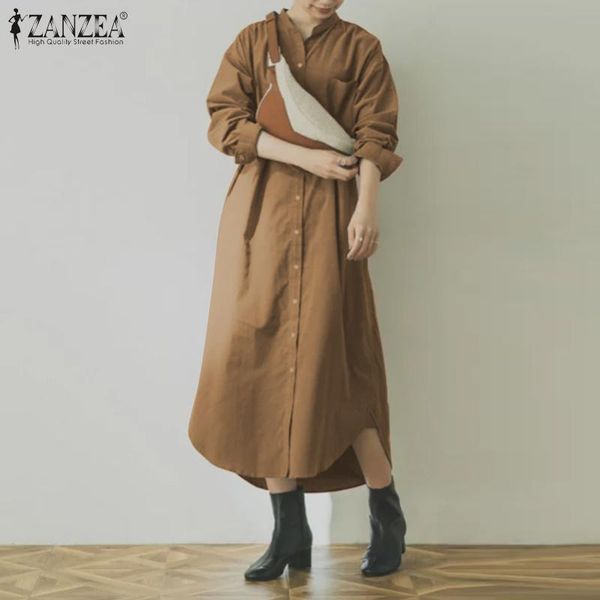 shirt dresses for women zanzea ladies midi vestidos casual split fork robe femme autumn long sleeve sundress plus size 5xl, Black;gray
shirt dresses for women zanzea ladies midi vestidos casual split fork robe femme autumn long sleeve sundress plus size 5xl, Black;gray